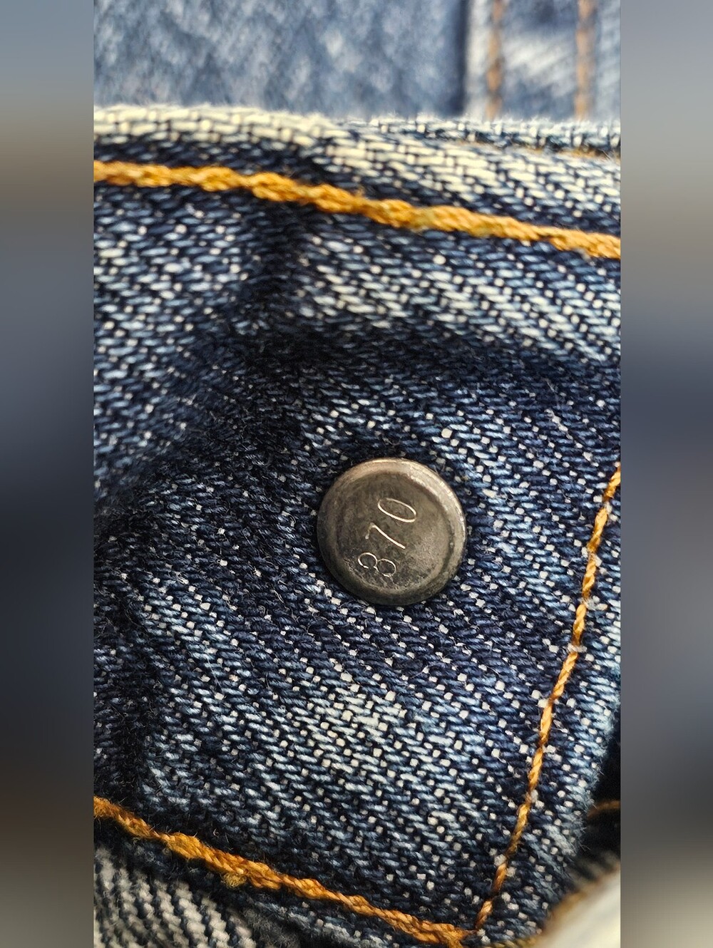 Vintage Levi's 70506-0216 Denim Trucker Jacket Men's Size 40R  Made In USA 80s - Picture 9 of 16